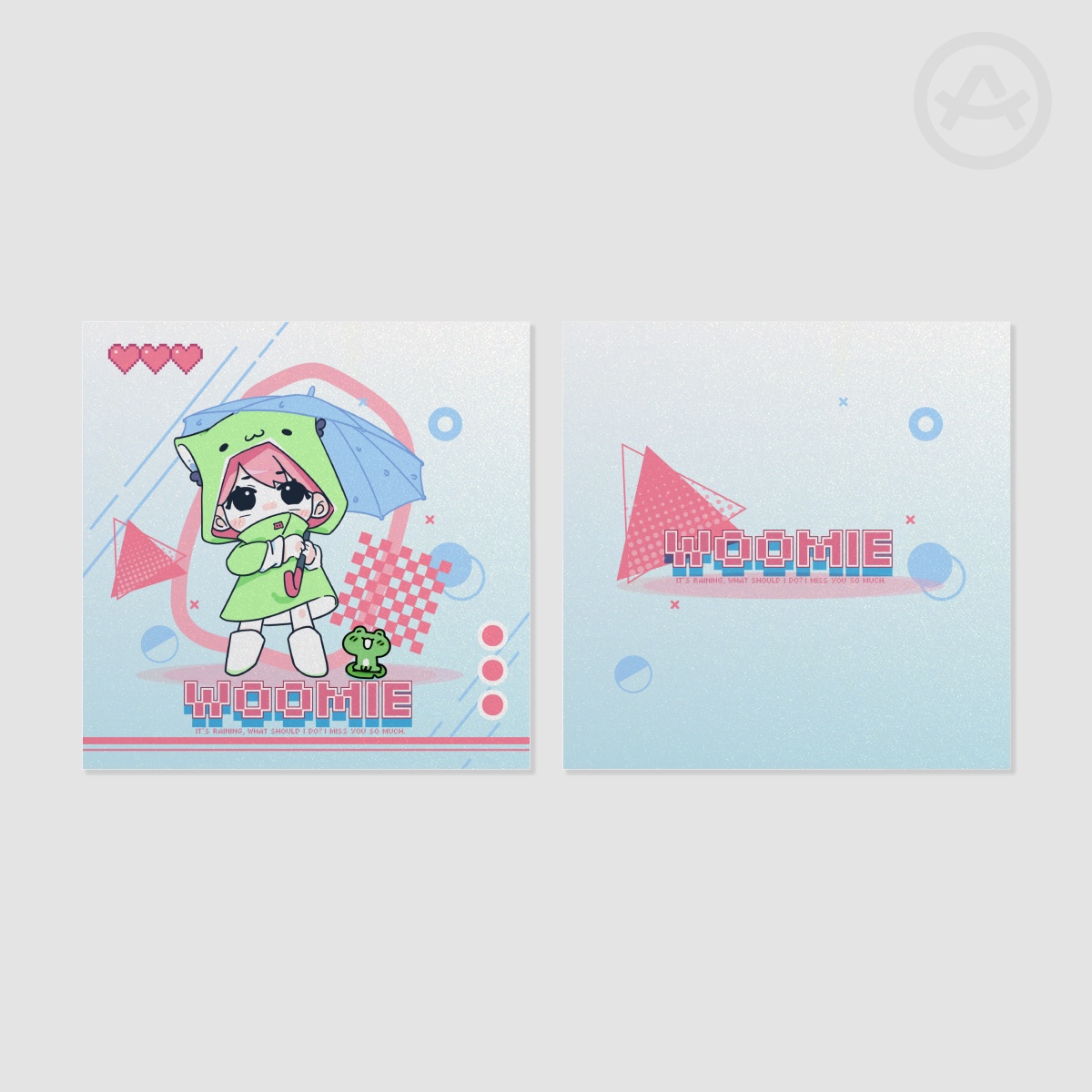 3.94"*3.94" Pearl Paper Photocards