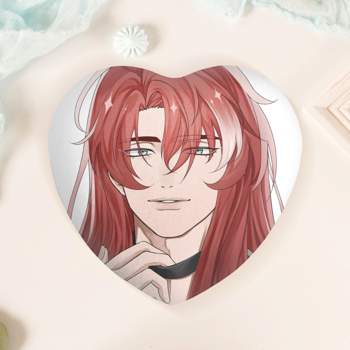 Argenti Heart Shape Plush Badge | HSR Honkai Star Rail