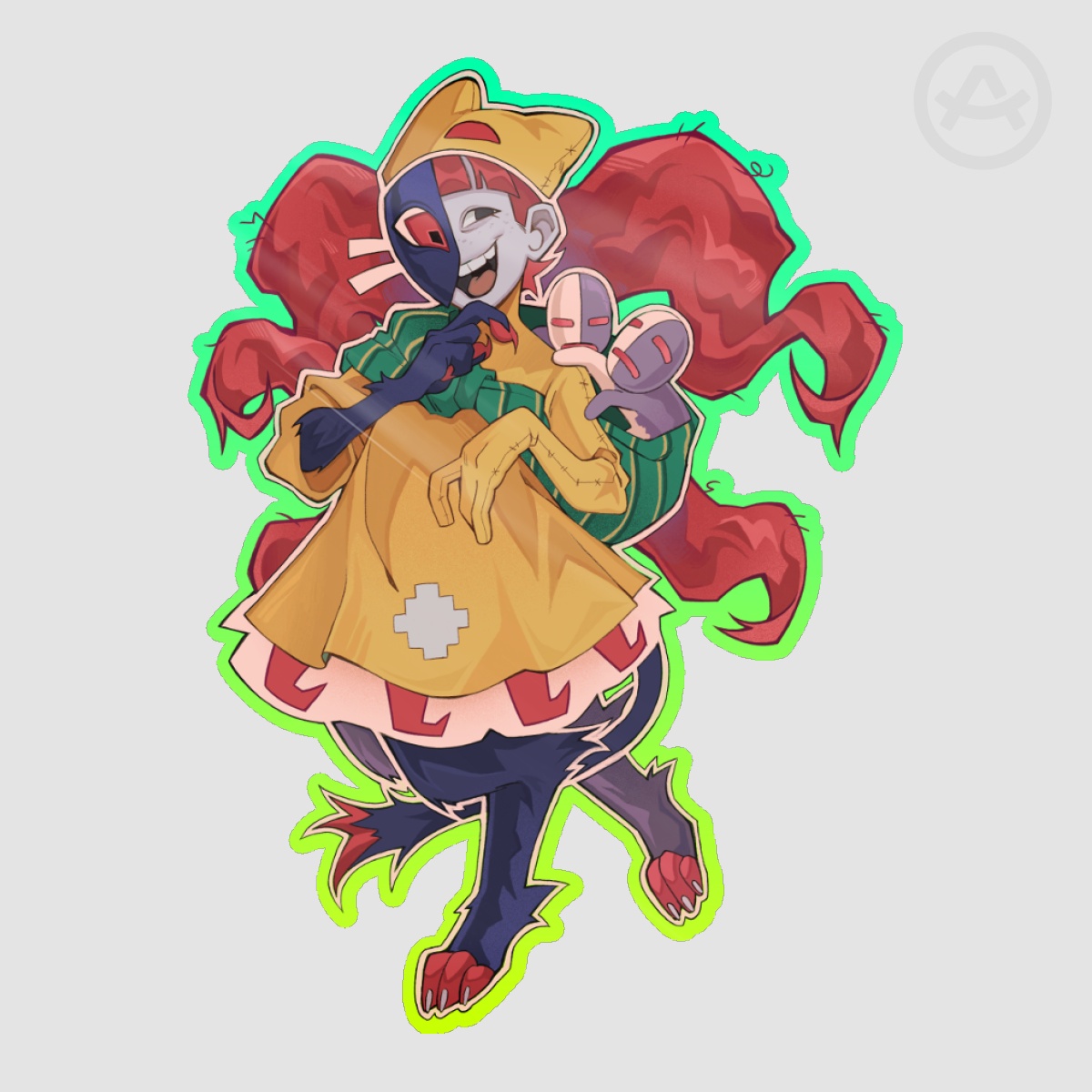 taski maiden sticker