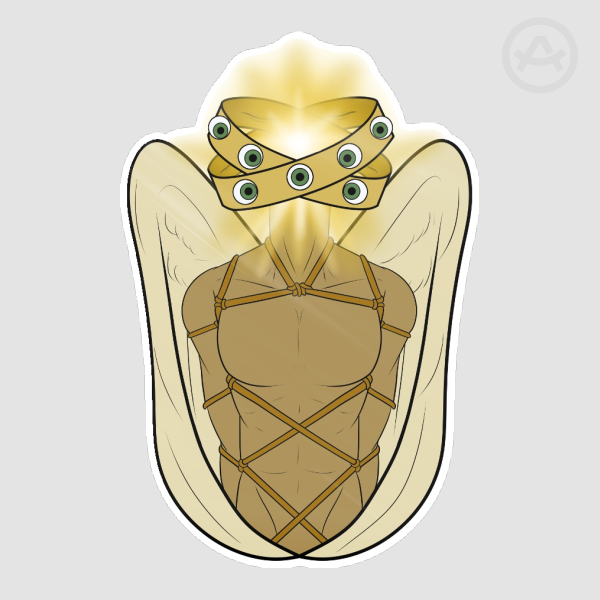 Shibari Rings Sticker