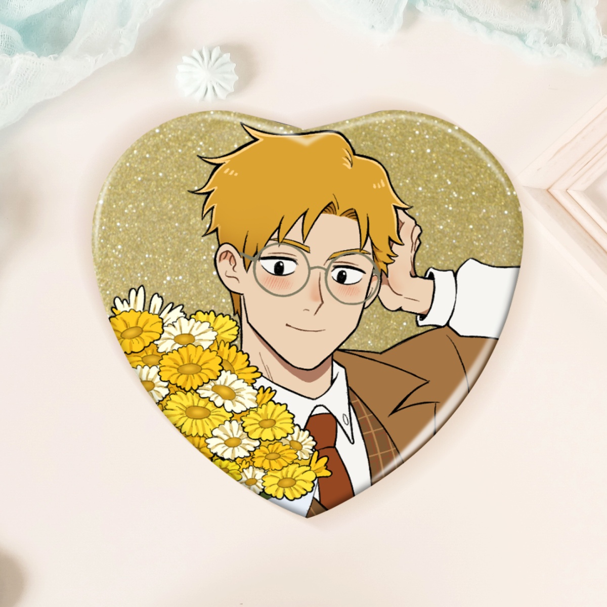 Reigen MP100 Heart Shape Badge