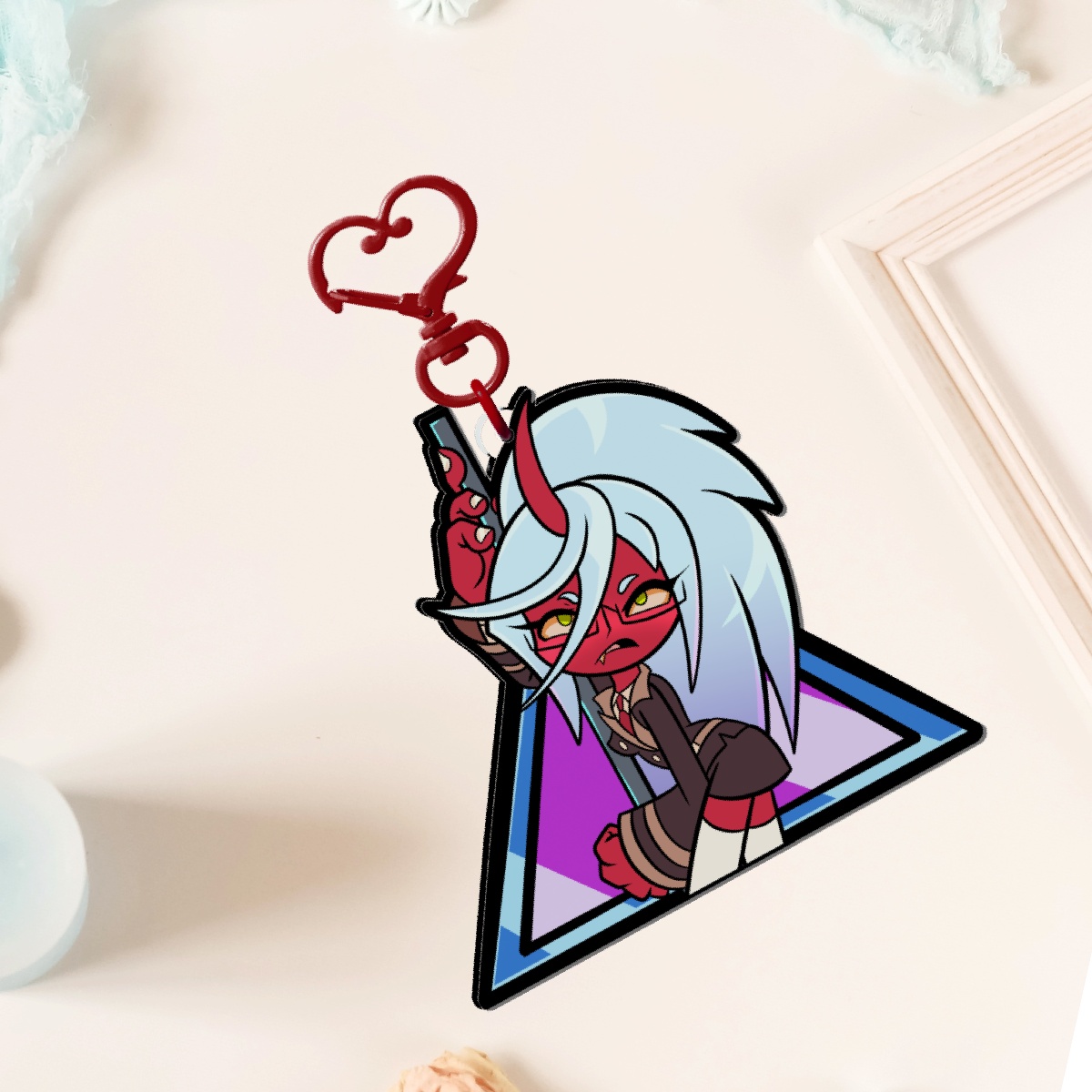 Kneesocks Full Bleed Acrylic Keychains