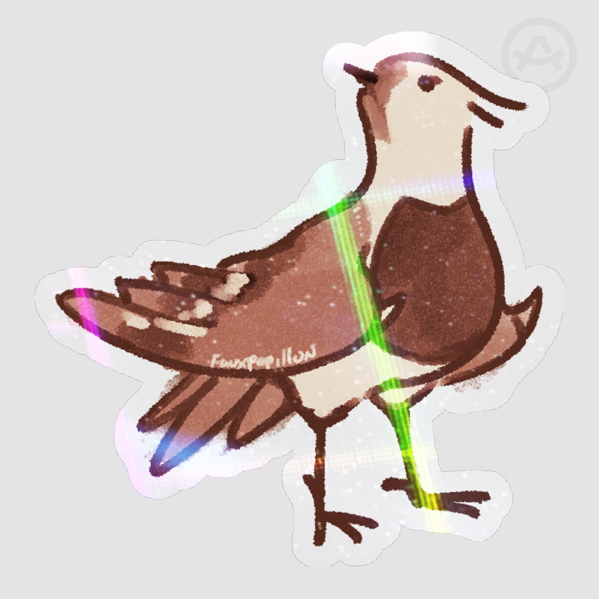 Queltehue Chilean Bird Die Cut Sticker