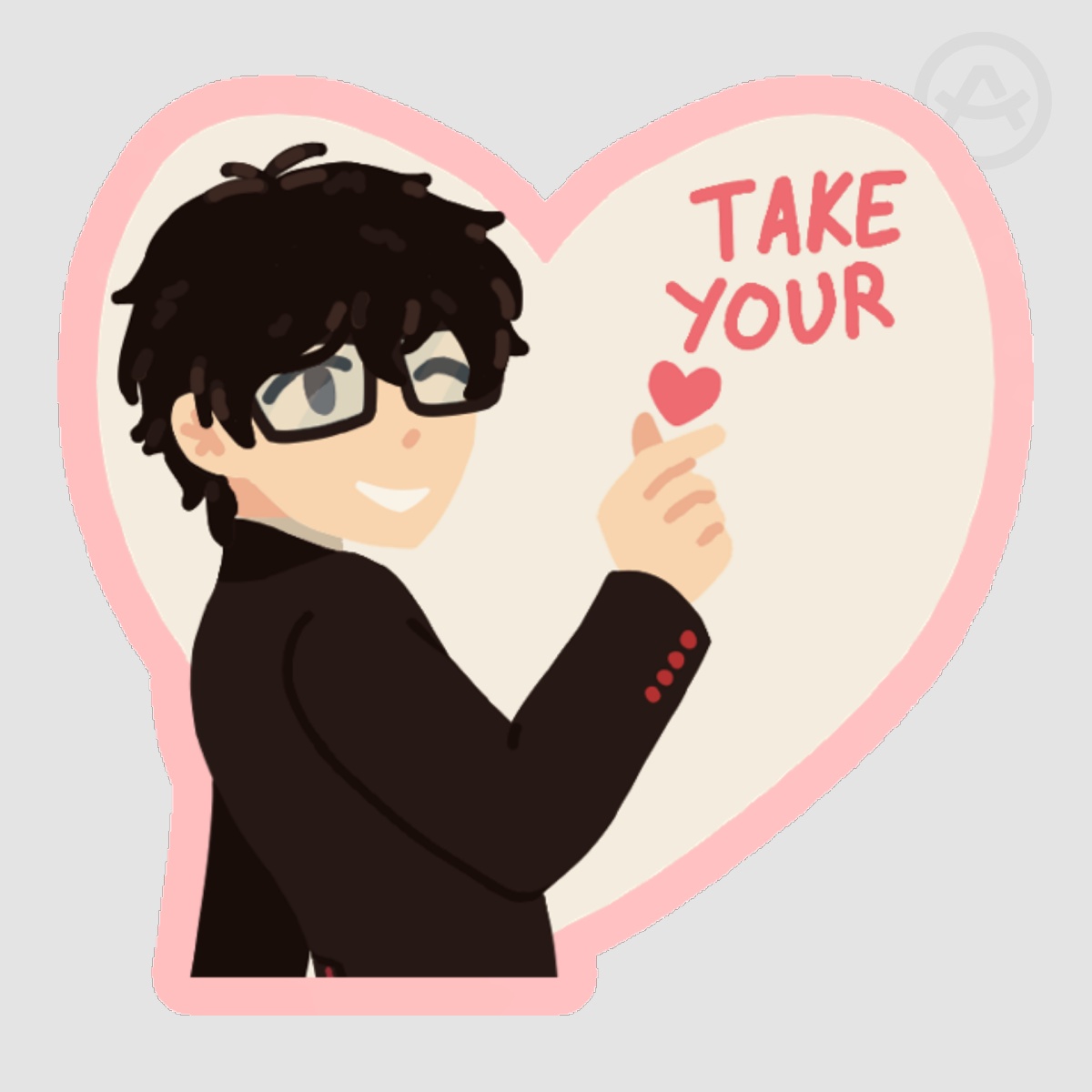 Joker Take Your Heart sticker