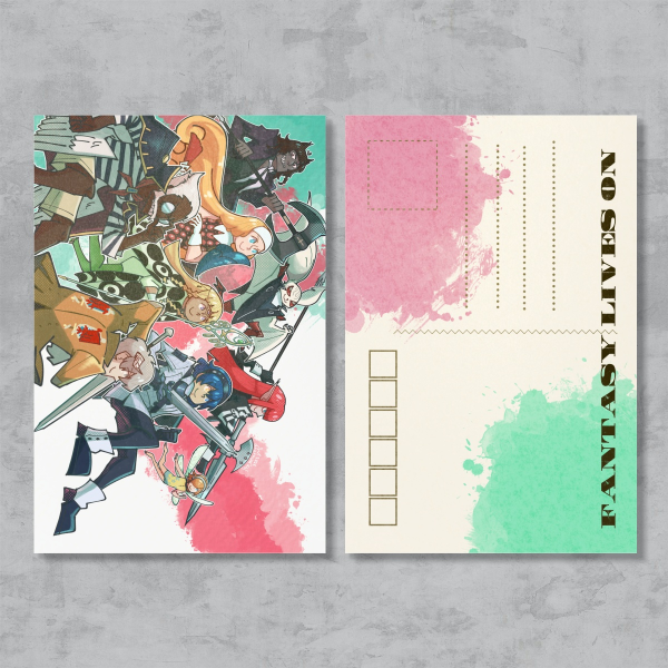 Metaphor postcard - Fantasy Lives On