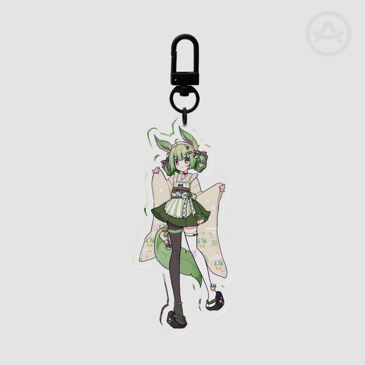 Grass Trainer Maid Keychain