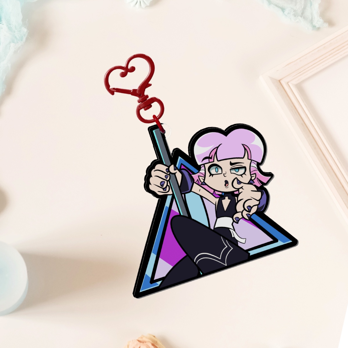 Polyurethane Full Bleed Acrylic Keychains