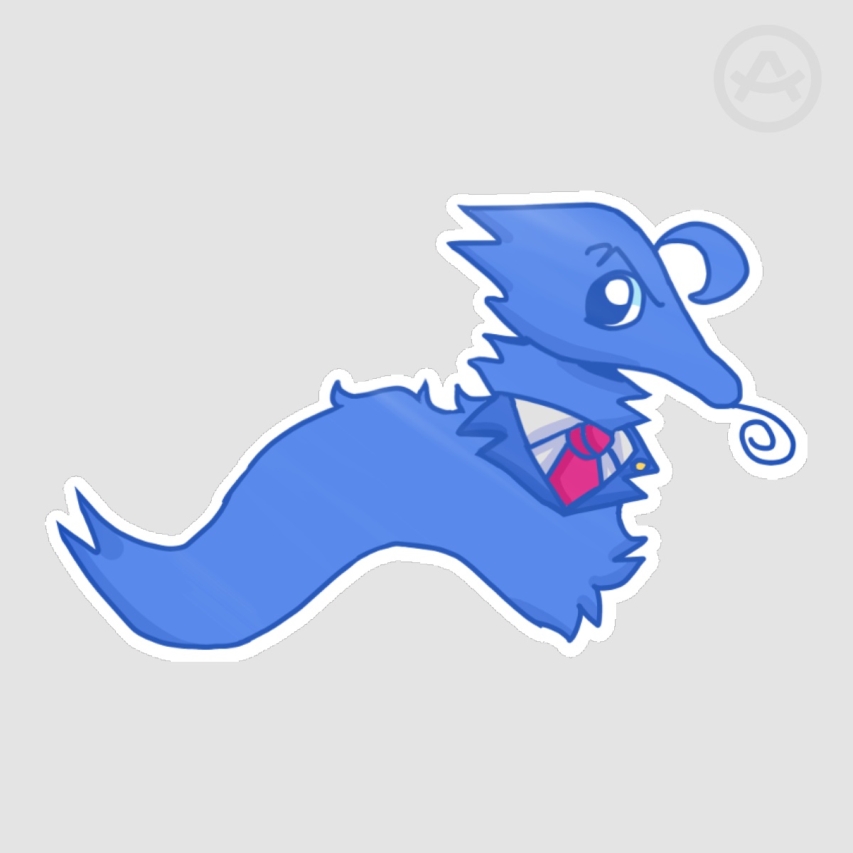 Wormnix Wright Sticker