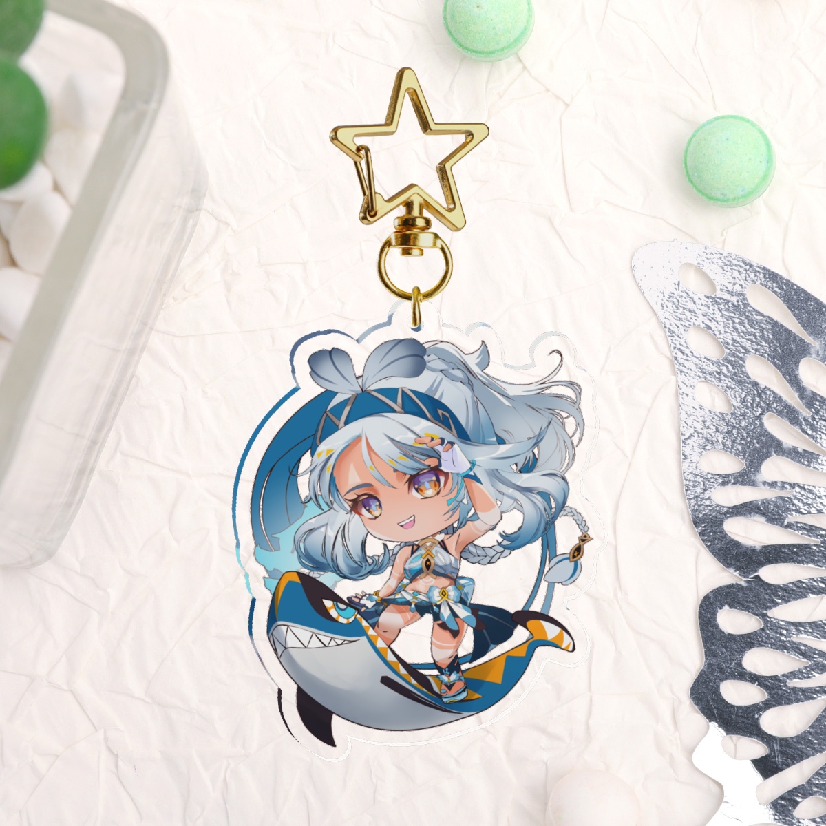 Mualani - Clear Acrylic Keychains