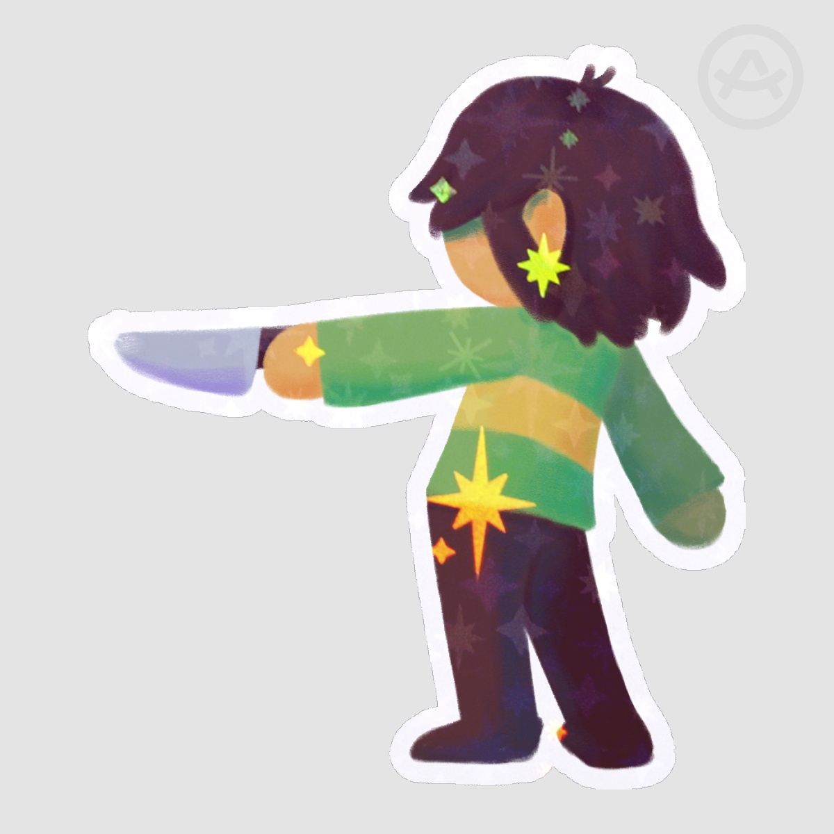 Kris Knife holo sticker