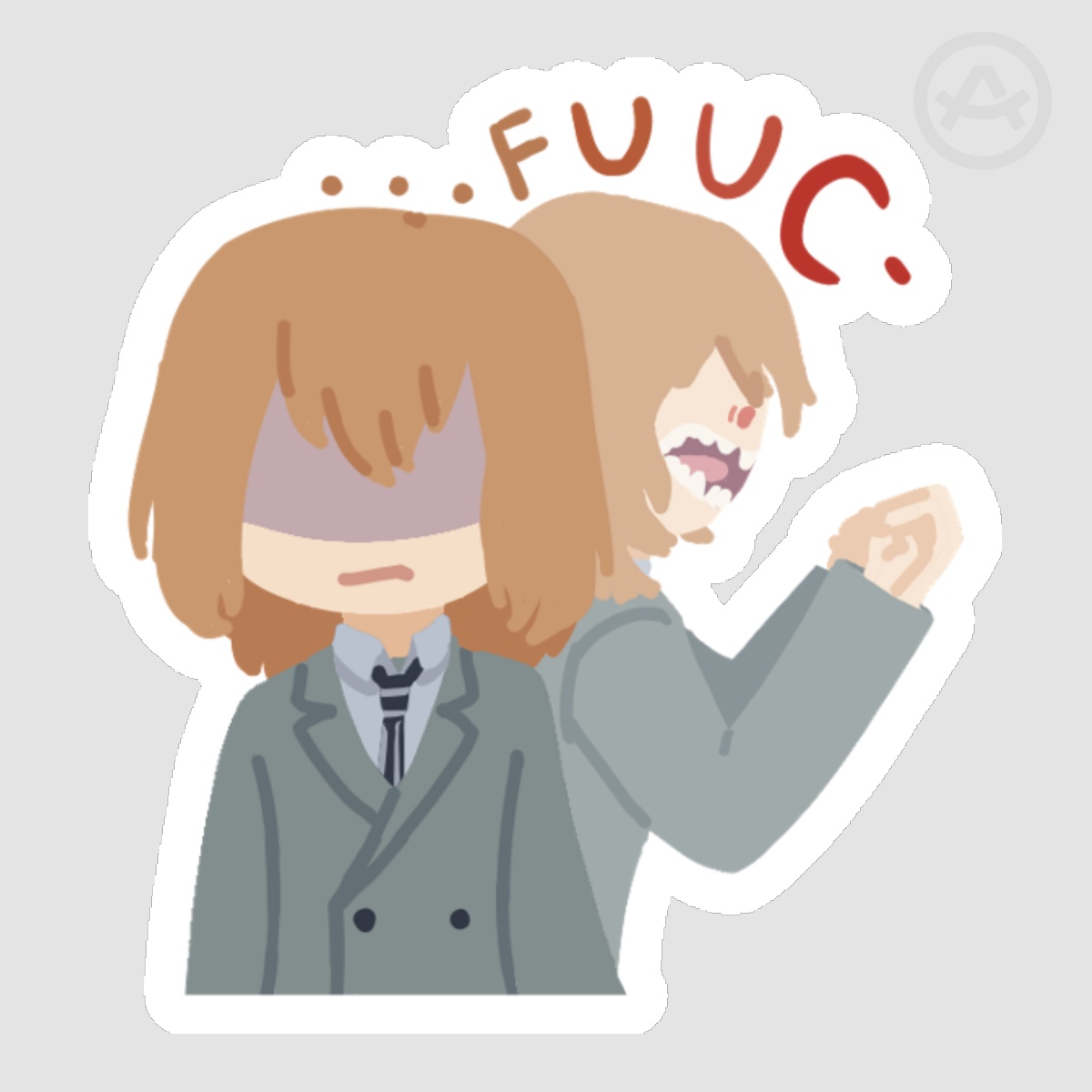 Akechi crashout sticker