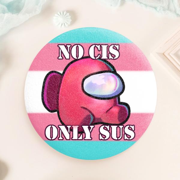Amongus trans plushy
