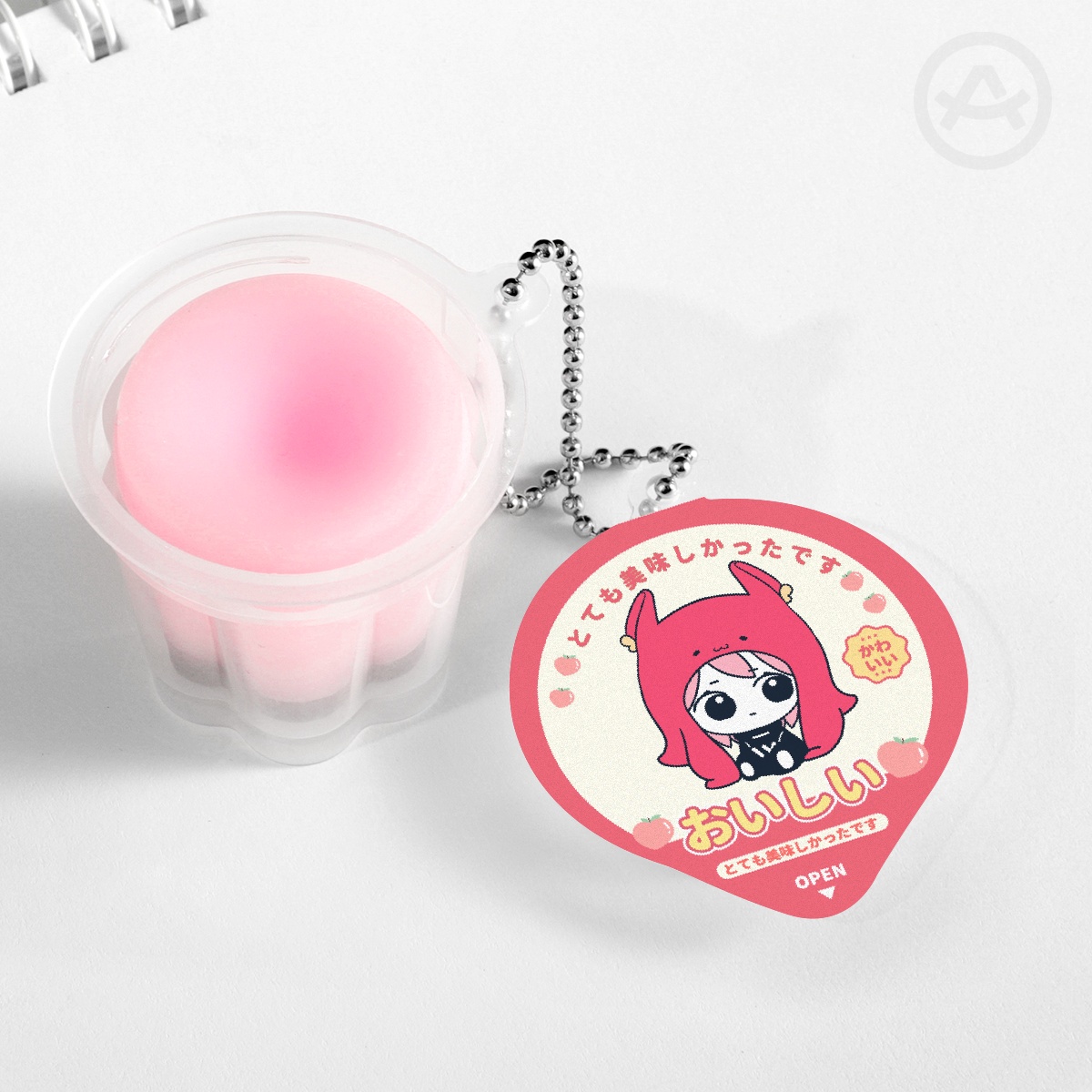 Squishy Pudding Jelly Keychains