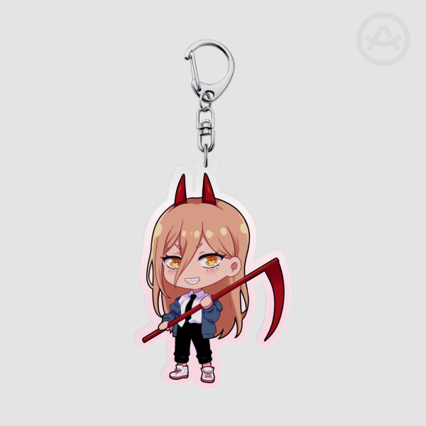 CSM | Power Colored Edge Acrylic Keychain
