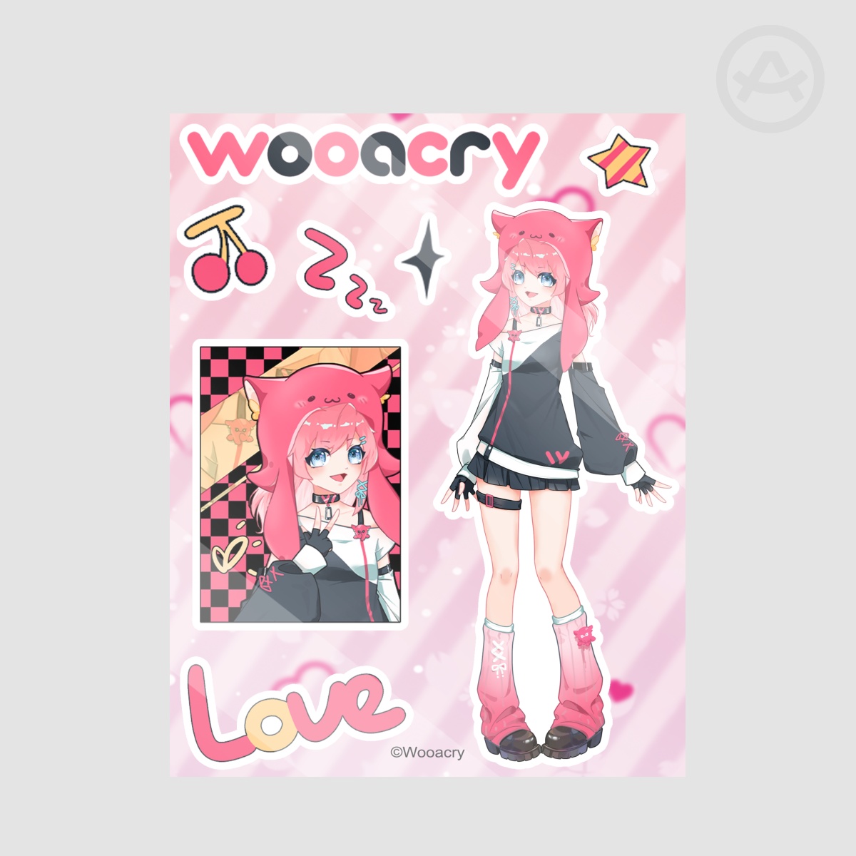 Coated Paper Stickers Sheet
