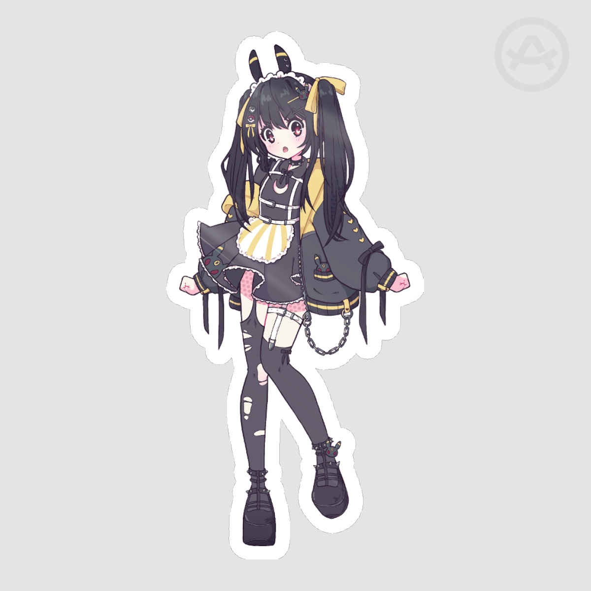 Dark Trainer Maid Sticker