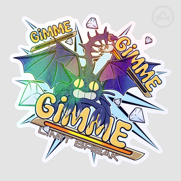 Gimme Cat Die Cut Stickers [Final Fantasy XIV IX FF14 FF9 FFXIV]
