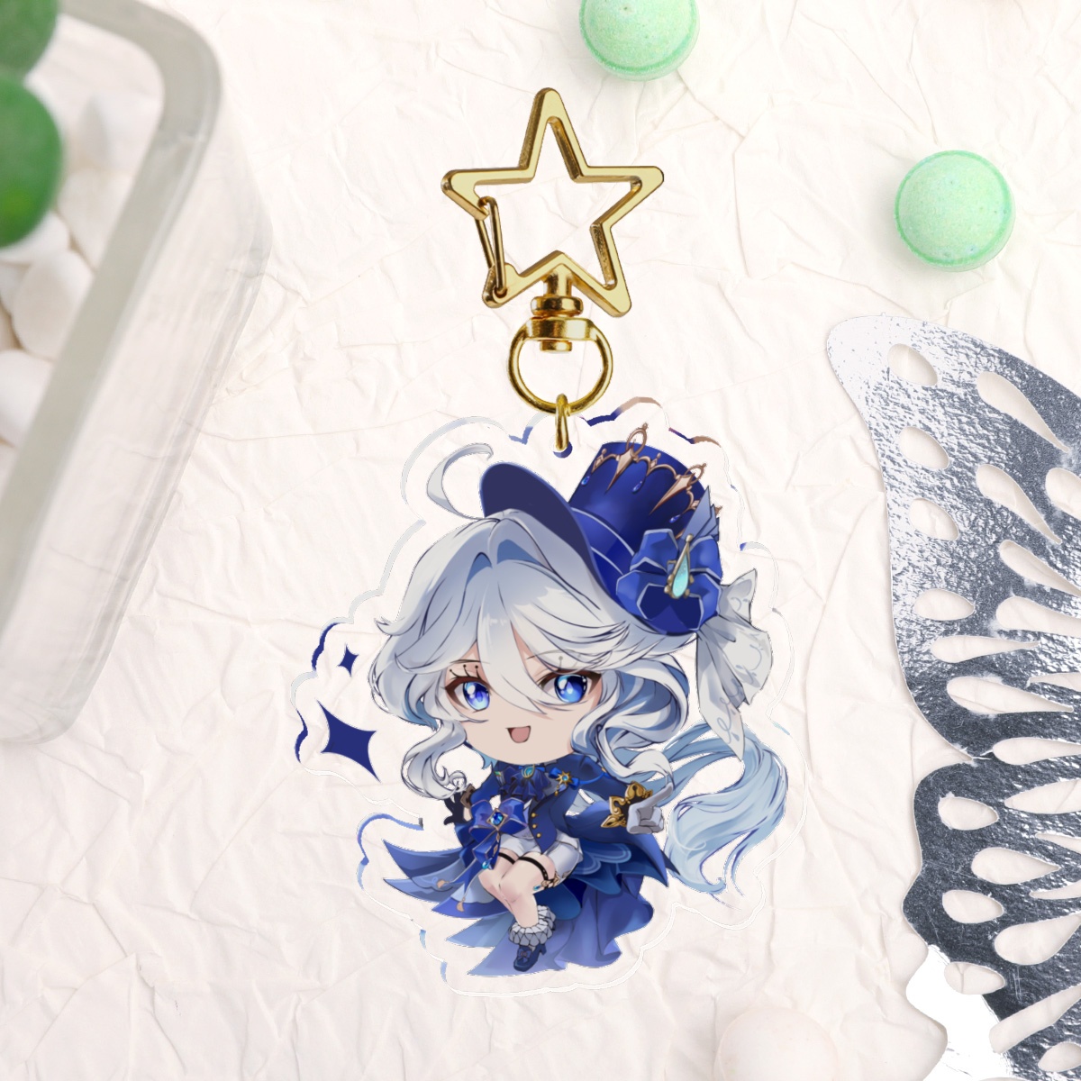 Clear Acrylic Keychains