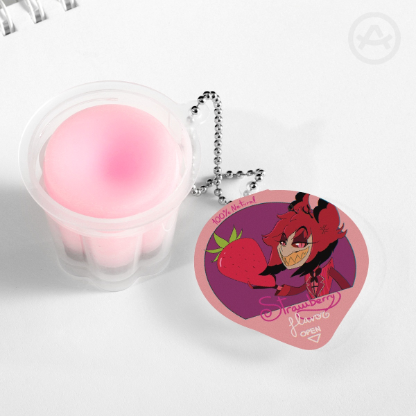 Alastor Squishy Pudding Jelly Keychain