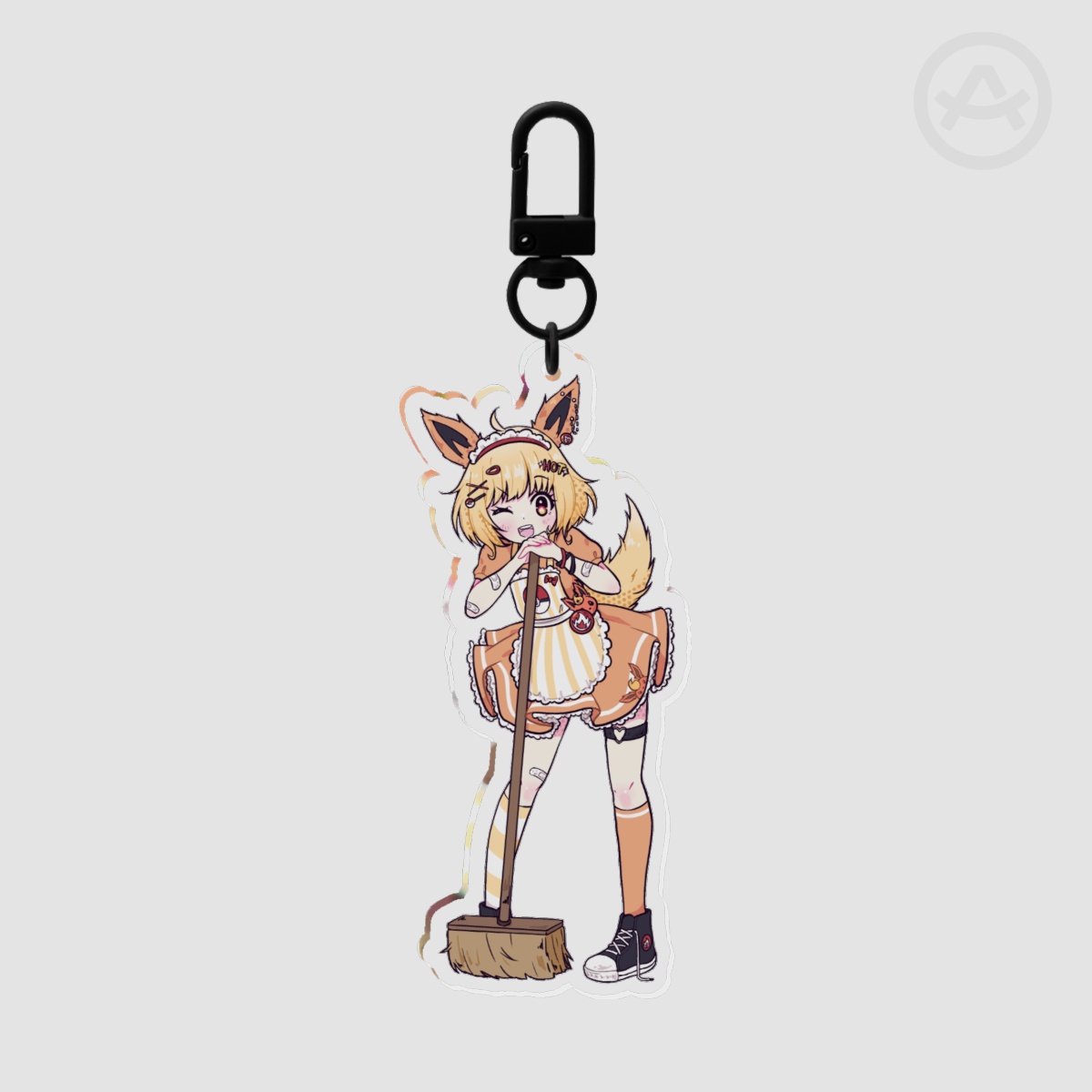 Fire Trainer Maid Keychain