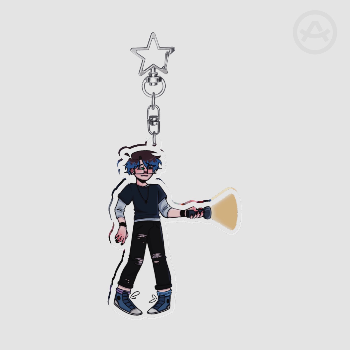 Agent Blue Keychain (OC)