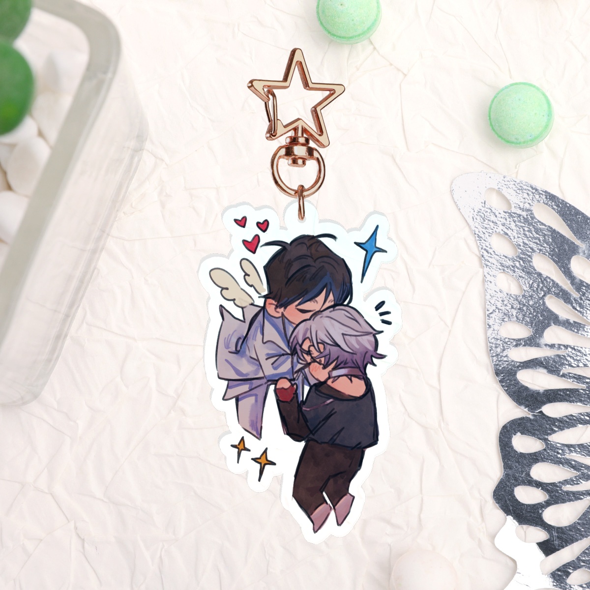 IvanTill Clear Acrylic Keychain