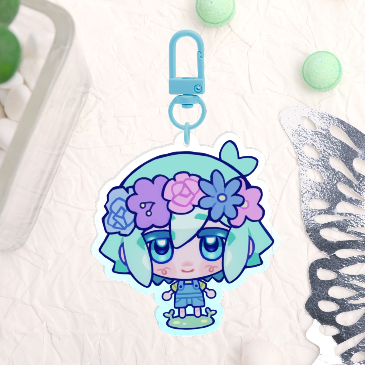 Basil Keychain