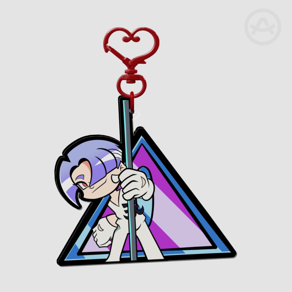Polyester Full Bleed Acrylic Keychains