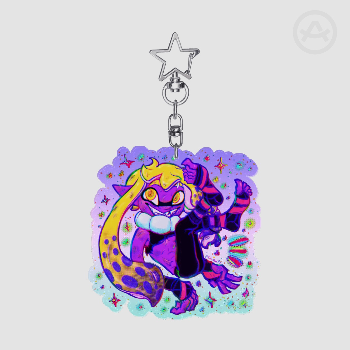 Neo Agent 3 Glitter Keychain