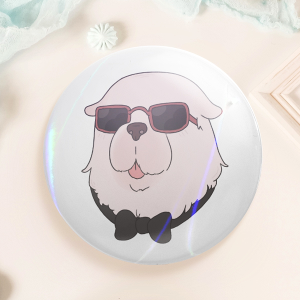 SpyxFamily Sunglasses Bond Pin Badge