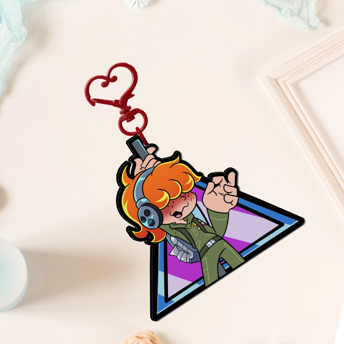 Brief Full Bleed Acrylic Keychains
