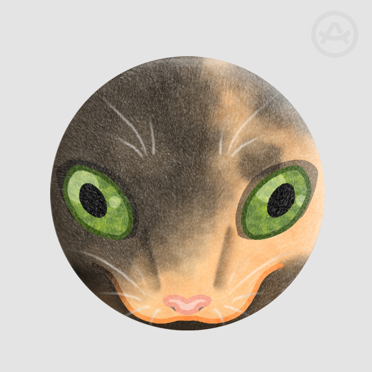 No Thoughts Cat (Tortie) | Pin