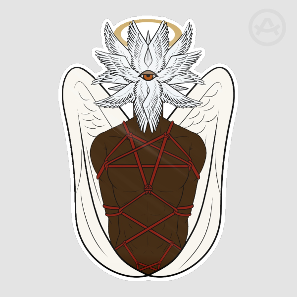 Shibari Wings Sticker