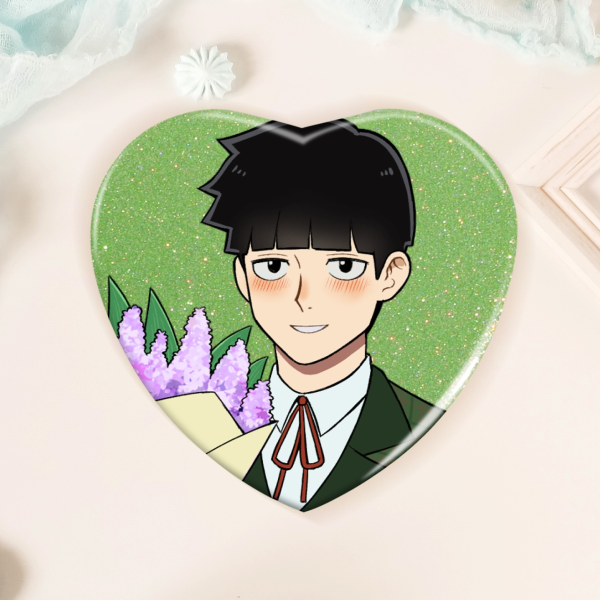 Mob MP100 Heart Shape Badge