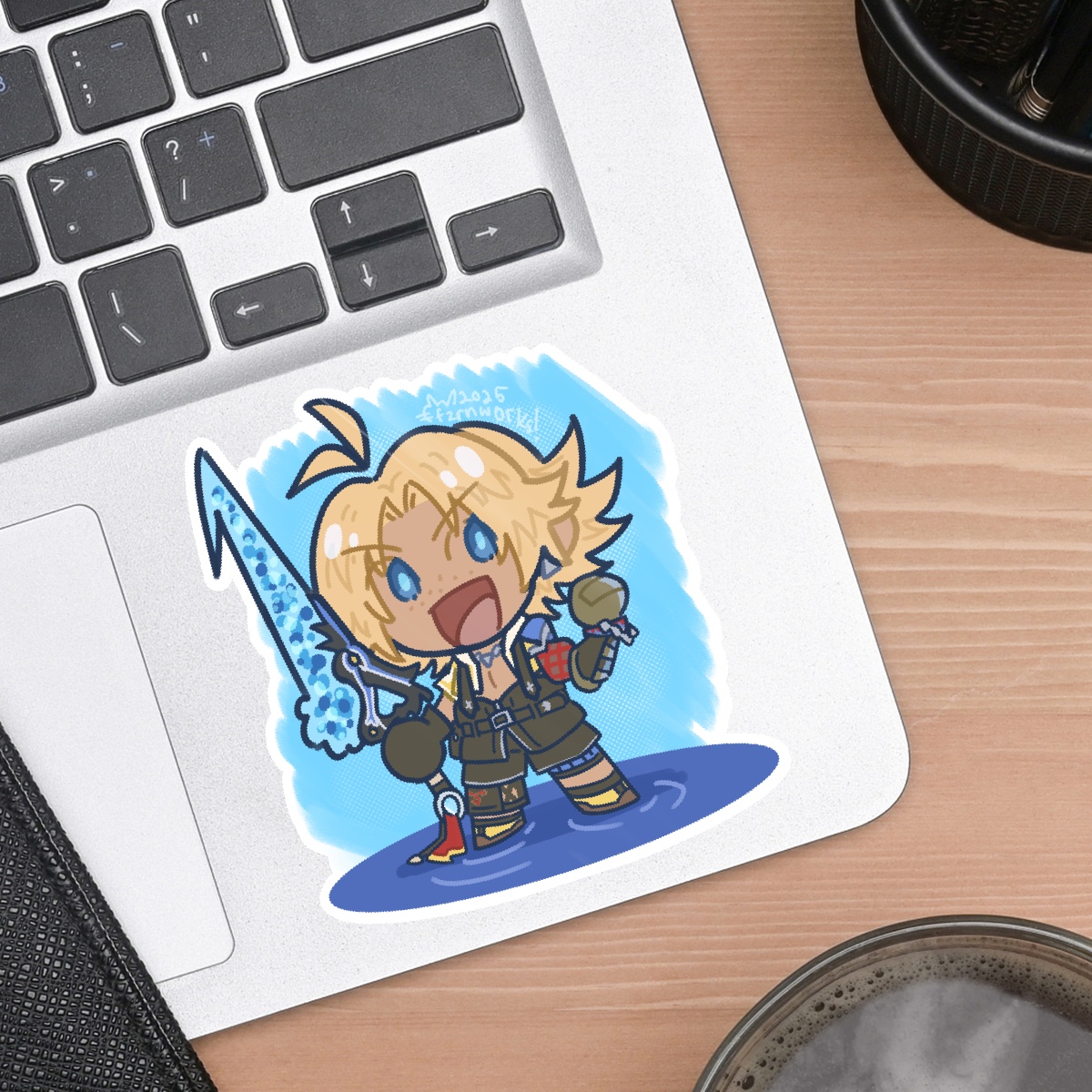 FF10 sticker - Tidus