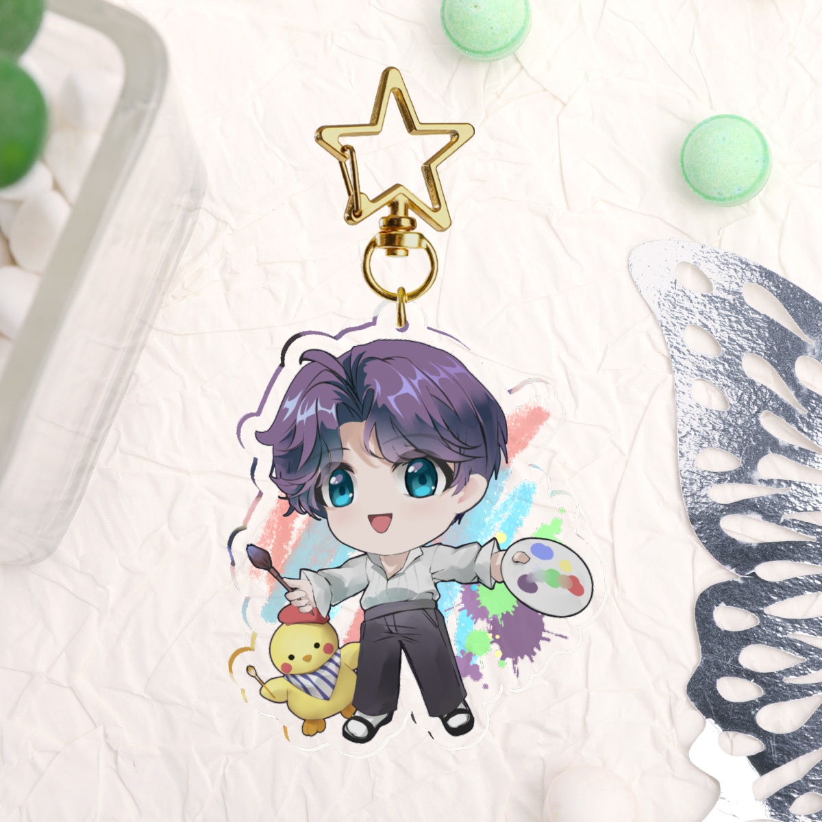Rafayel - Clear Acrylic Keychains