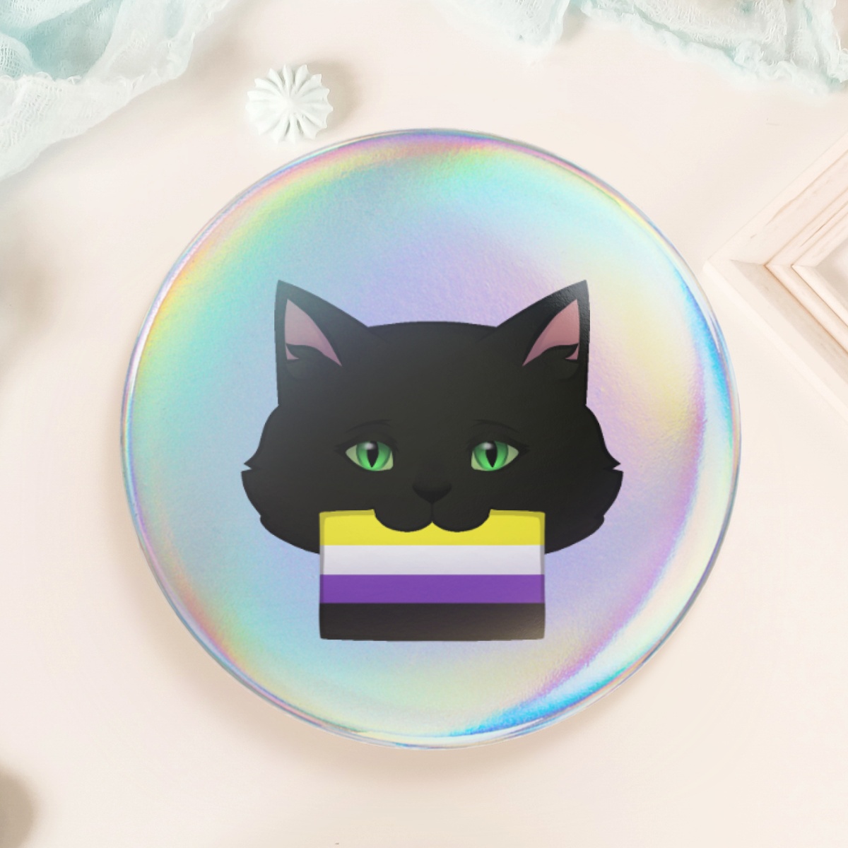 Non-binary (Button Pin)