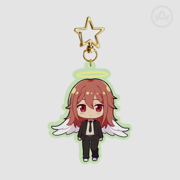 CSM | Angel Devil Colored Edge Acrylic Keychain