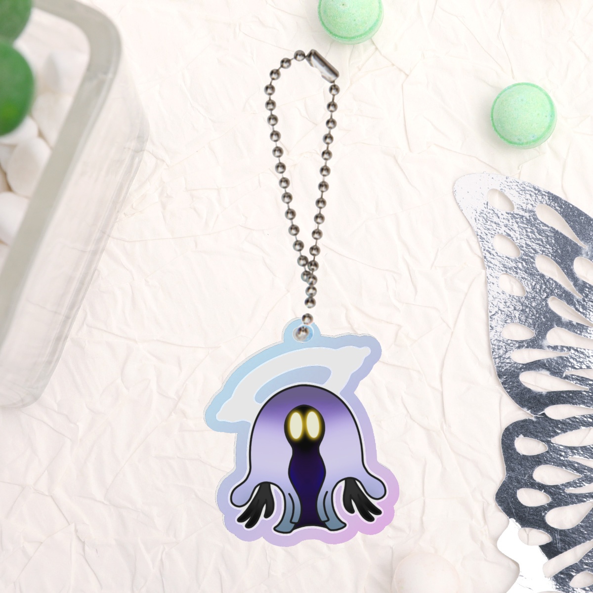 Ea - Rainbow Acrylic Keychain
