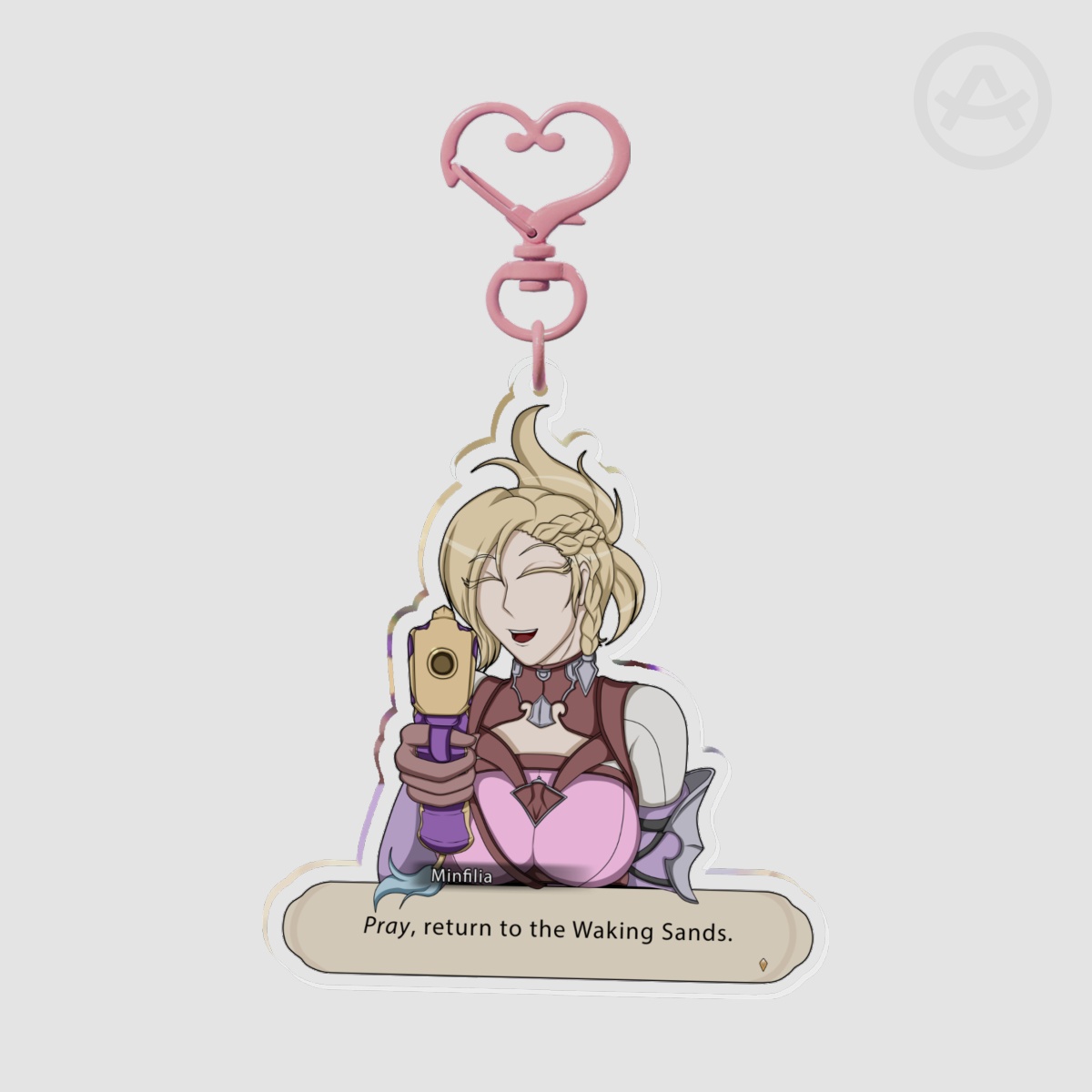 Pray Return Clear Acrylic Keychains