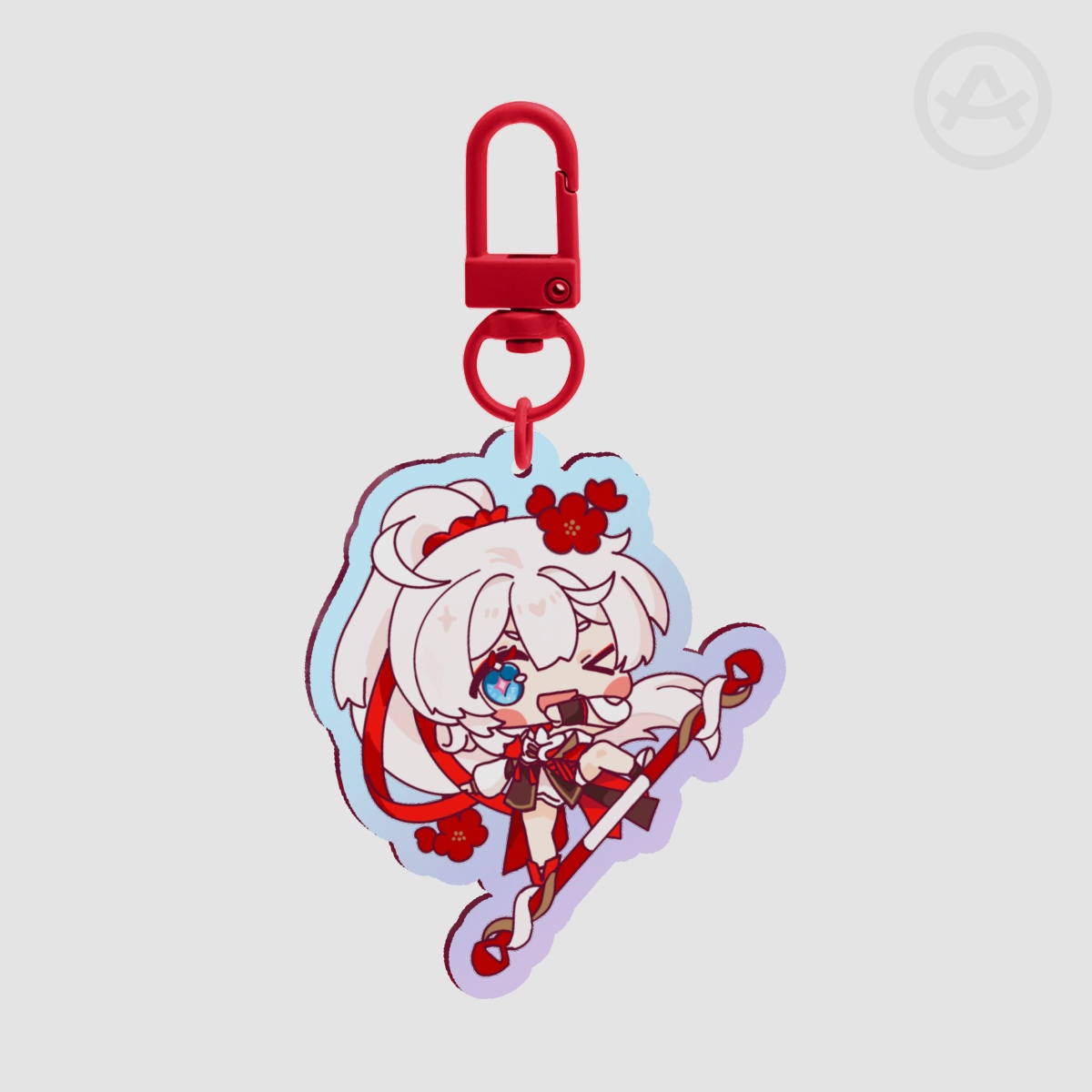 Rainbow Acrylic Keychain - Ba-dum Kiana!