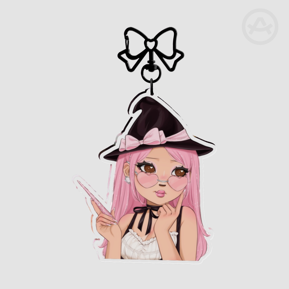 Glossie Witch Keychain [GLOSSIEWEEN EXCLUSIVE]