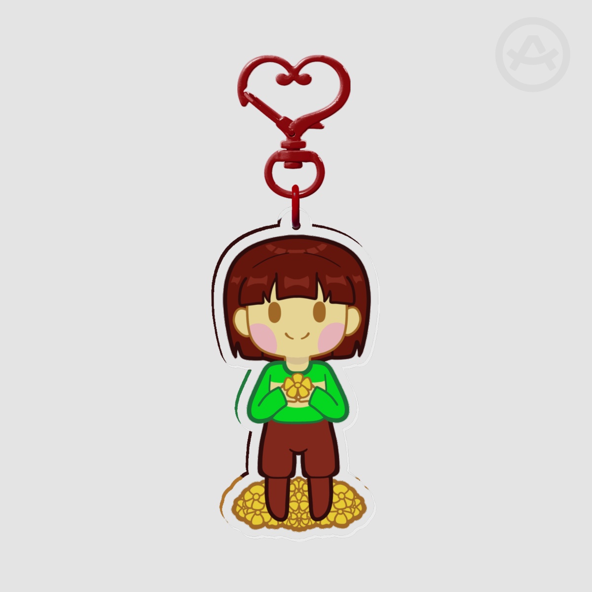 Genderless Child keychain (Green)