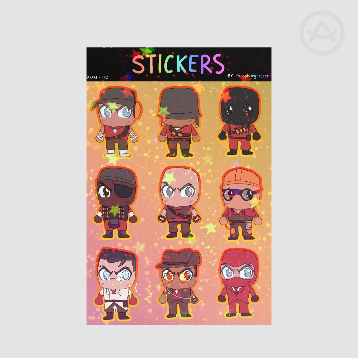 RED Team Sticker Sheet