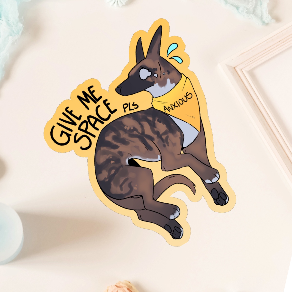 Give me space Sticker
