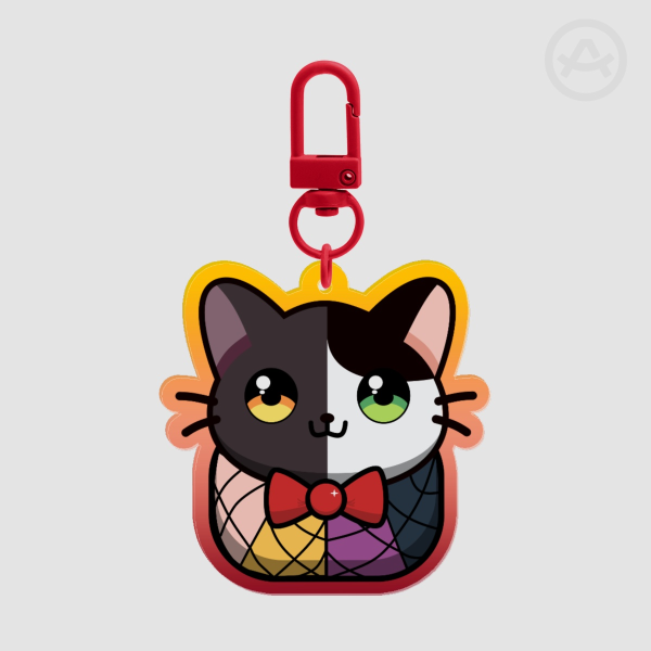 Colored Edge Acrylic Keychains