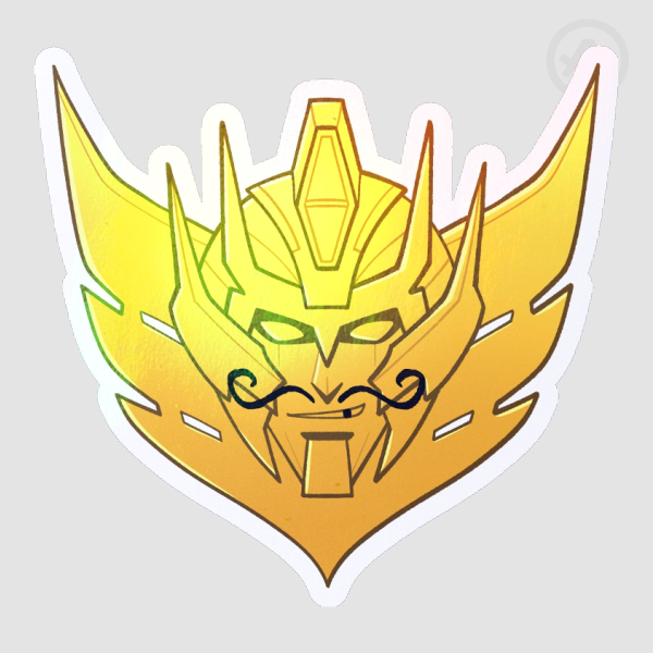 Holographic Rodimus Star Sticker - Graffiti