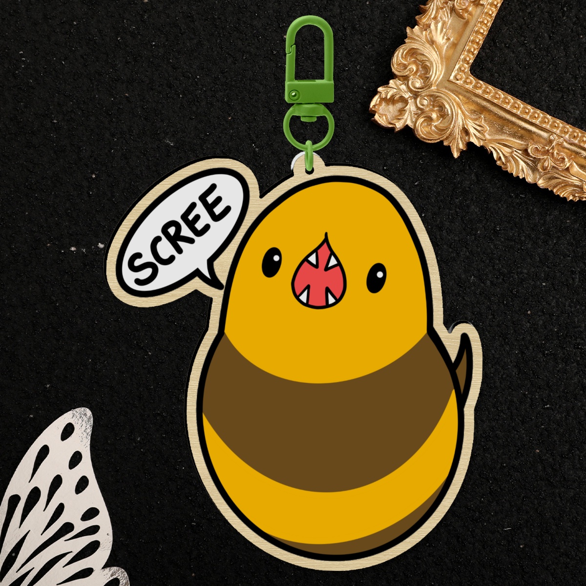 GSoR- Wood Keychain