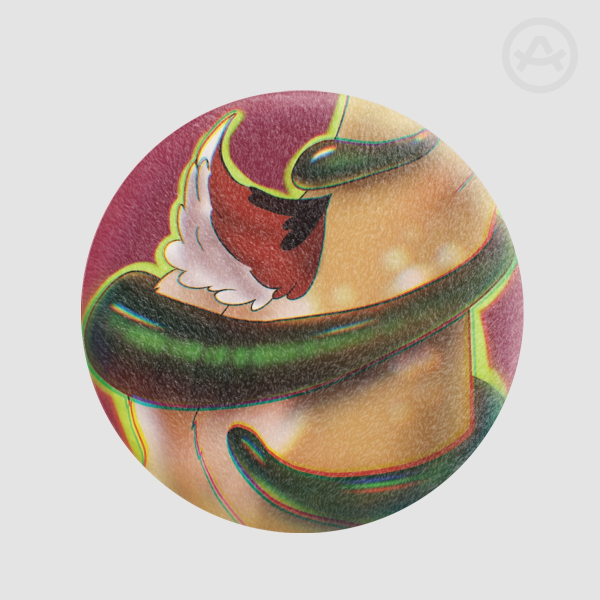 Alastor Plush Badges