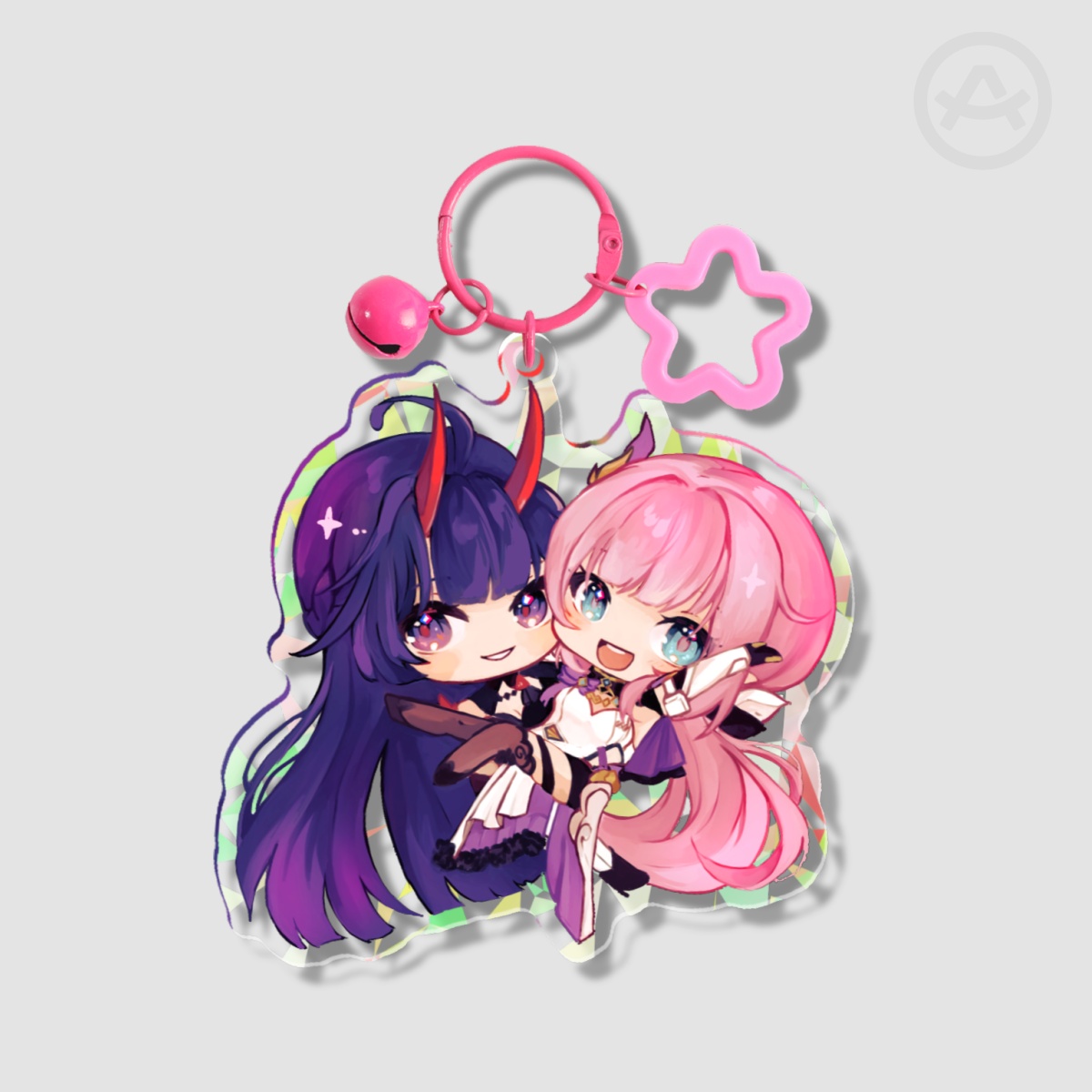 Broken Glass Acrylic Keychain - Elymei